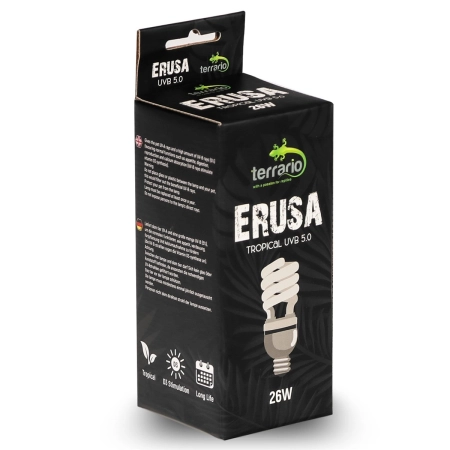 Terrario Erusa Tropical UVB 5.0 - żarówka spiralna 5.0 26W-2135052