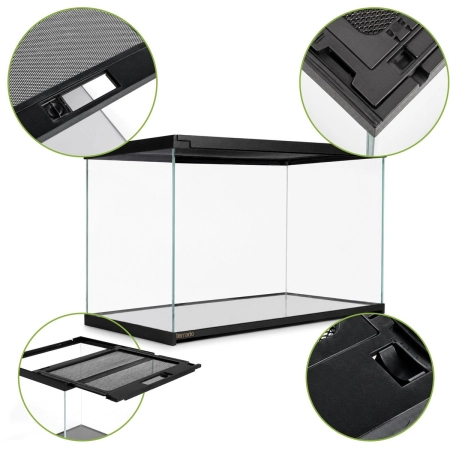Terrario Frevo Clear Terrarium 50x30x30cm - terrarium szklane-2135139