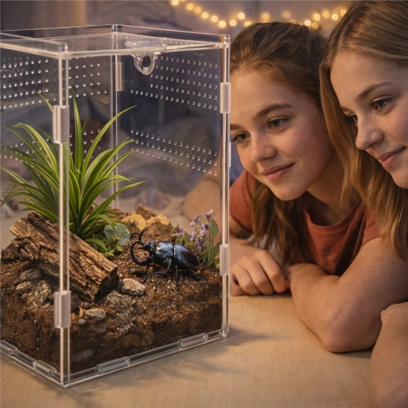 Terrario MicroAir Hab - terrarium akrylowe 12x12x20cm-2135867