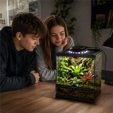 Terrario Nanoray Mini LED 6W - oświetlenie do terrarium 3w1-2135982