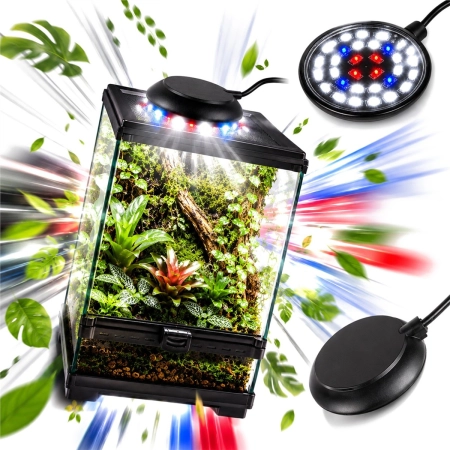 Terrario Nanoray Mini LED 6W - oświetlenie do terrarium 3w1-2135990