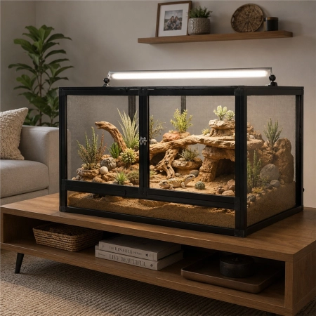 Terrario Nexframe F-Line - terrarium z siatki 80x45x45cm-2136025