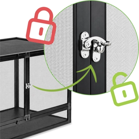 Terrario Nexframe F-Line - terrarium z siatki 80x45x45cm-2136030