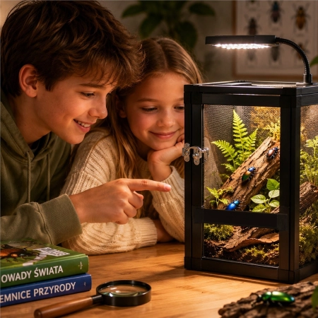 Terrario Nexframe S-Line 20x20x30 - terrarium z siatki-2136036