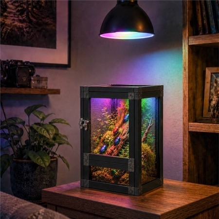 Terrario Nexframe S-Line 20x20x30 - terrarium z siatki-2136038