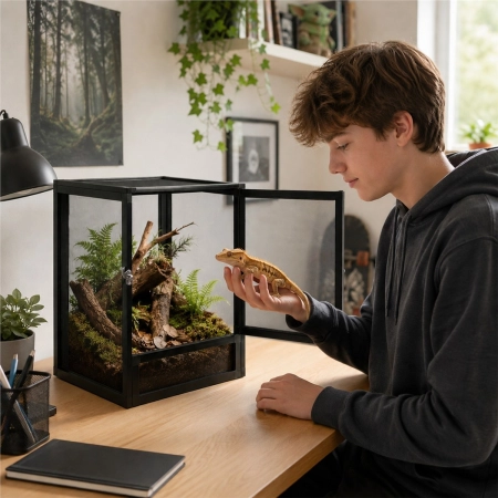 Terrario Nexframe S-Line 32x32x46 - terrarium z siatki-2136048