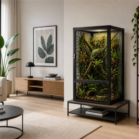 Terrario Nexframe S-Line 50x50x100 - terrarium z siatki-2136080