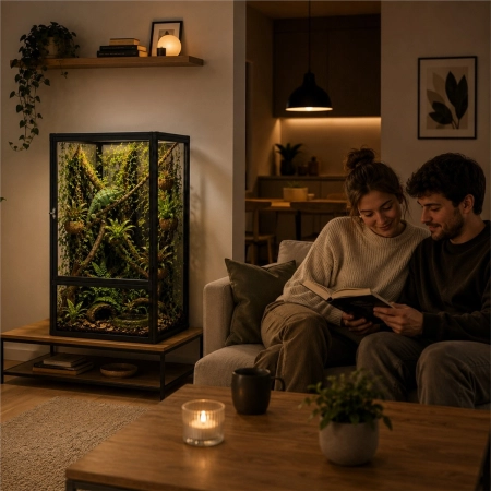 Terrario Nexframe S-Line 50x50x100 - terrarium z siatki-2136081