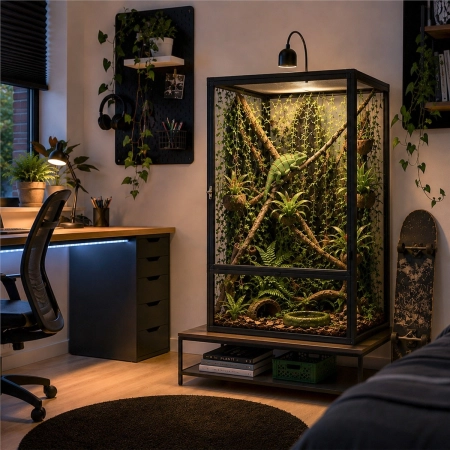 Terrario Nexframe S-Line 50x50x100 - terrarium z siatki-2136082