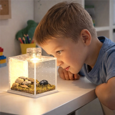 Terrario SpiderNook M - mini terrarium akrylowe z oświetleniem-2137216