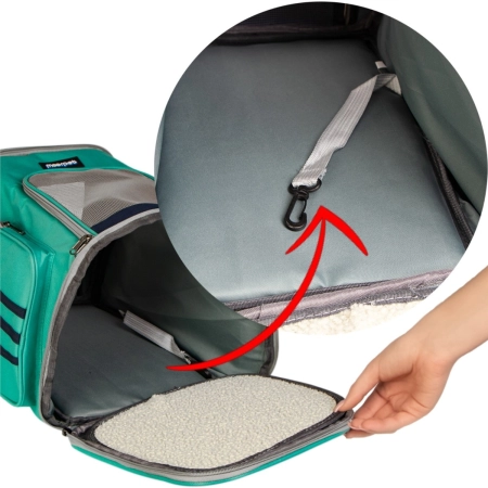 Furrever Friends Catbox Turquoise  - plecak transporter dla kota i psa-2138074