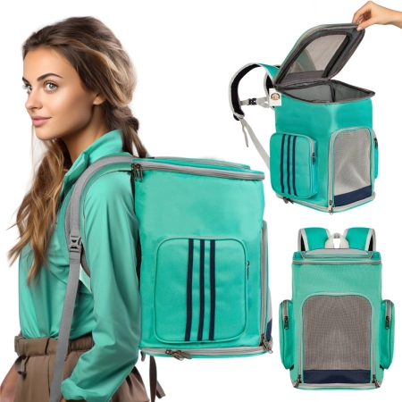 Furrever Friends Catbox Turquoise  - plecak transporter dla kota i psa-2138078