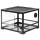 Repti-Zoo Glass Terrarium 45x45x32cm - szklane terrarium z metalową siatką-2131143