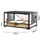 Repti-Zoo Glass Terrarium 60x45x32cm - szklane terrarium z metalową siatką-2131170