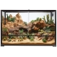 Repti-Zoo Glass Terrarium 90x45x60cm - szklane terrarium z metalową siatką-2131198