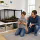 Terrario Nexframe F-Line - terrarium z siatki 80x45x45cm-2136026