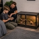 Terrario Nexframe F-Line - terrarium z siatki 80x45x45cm-2136027