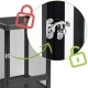 Terrario Nexframe S-Line 32x32x46 - terrarium z siatki-2136051