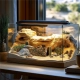 Terrario Wood Cave S - kryjówka do terrarium 14x9x7cm-2137585