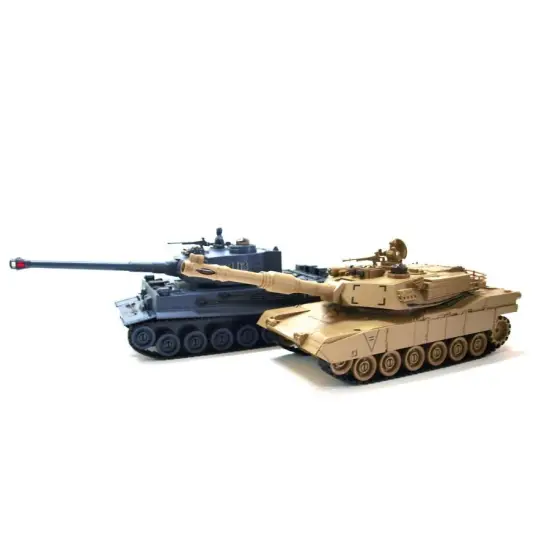 Zestaw wzajemnie walczących czołgów PK German Tiger i Abrams M1A2 1:28-285429