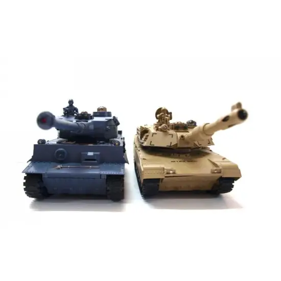 Zestaw wzajemnie walczących czołgów PK German Tiger i Abrams M1A2 1:28-285430