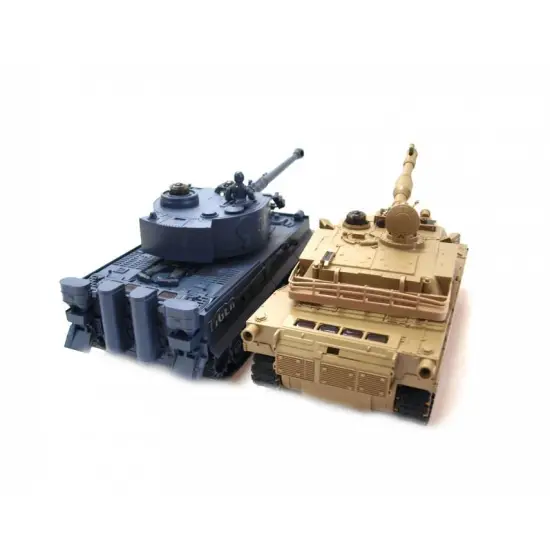 Zestaw wzajemnie walczących czołgów PK German Tiger i Abrams M1A2 1:28-285433