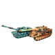 Zestaw wzajemnie walczących czołgów M1A2 Abrams i German Tiger v2 2.4GHz 1:28 RTR-285543