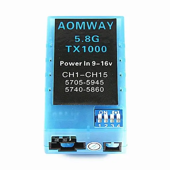 Aomway TX1000 1000mW 5.8GHz 32CH AV TX RaceBand-296825