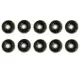 Komplet amortyzatorów głowicy czarne  - 002374-296366