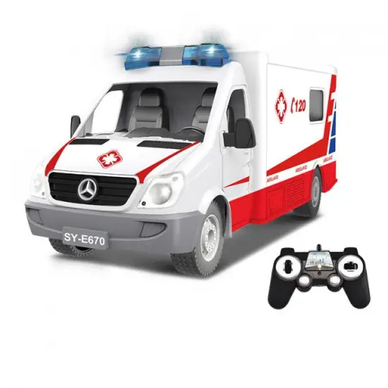 Ambulans 1:18, 2.4GHz, RTR-298349