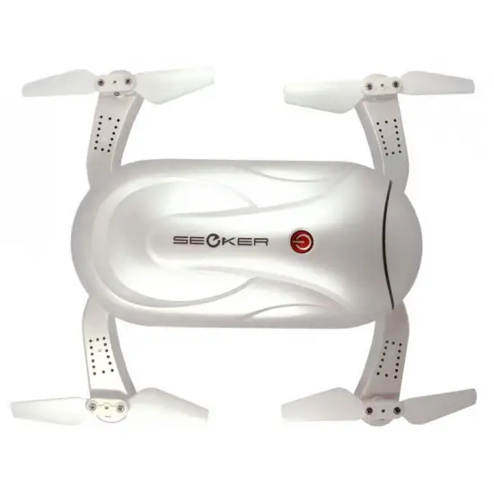 Selfie dron Dobby (Kamera FPV 720p, 2.4GHz, żyroskop, barometr, 13.5cm) - Biały-299137