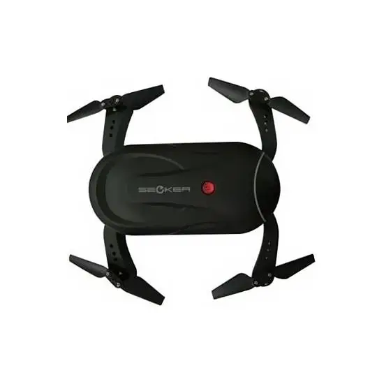 Selfie dron Dobby (Kamera FPV 720p, 2.4GHz, żyroskop, barometr, 13.5cm) - Czarny-299147