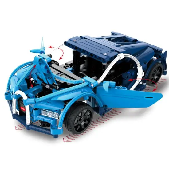 Bugatti Chiron - klocki CADA - zdalnie sterowany (419 klocków)-302687