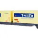 Realistyczna kolejka Fenfa - parowóz + wagony towarowe-324302