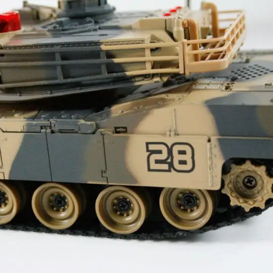 Zestaw wzajemnie walczących czołgów German Tiger i Abrams RTR 1:32 2.4GHz-348789