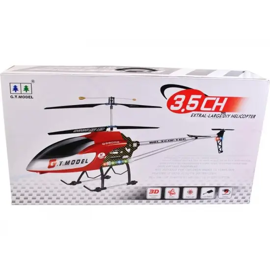 GT Helikopter QS8006 gigant (dł. 134cm, 3.5CH, żyroskop, zasięg do 80m) - Niebieski-359278