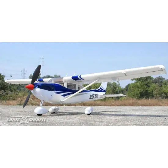 Cessna 182 2.4GHz RTF (rozpiętość 96,5cm, klasa 400, silnik bezszczotkowy, regulator 20A)-359324