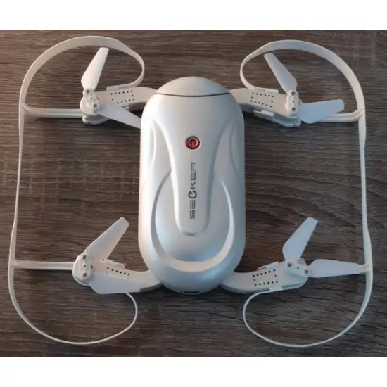 Selfie dron Dobby (Kamera FPV 720p, 2.4GHz, żyroskop, barometr, 13.5cm) - Biały-362868