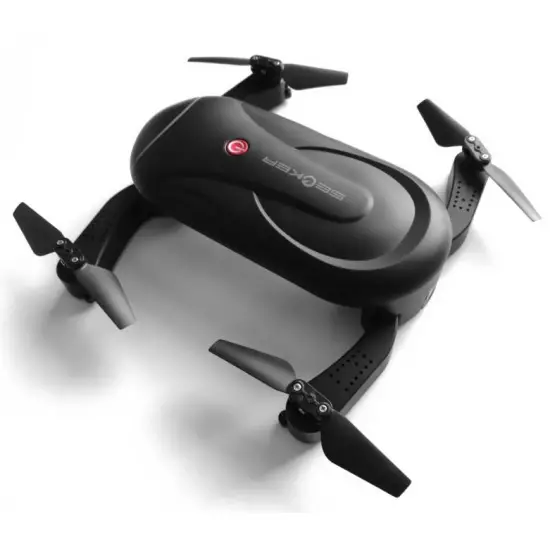 Selfie dron Dobby (Kamera FPV 720p, 2.4GHz, żyroskop, barometr, 13.5cm) - Czarny-362878