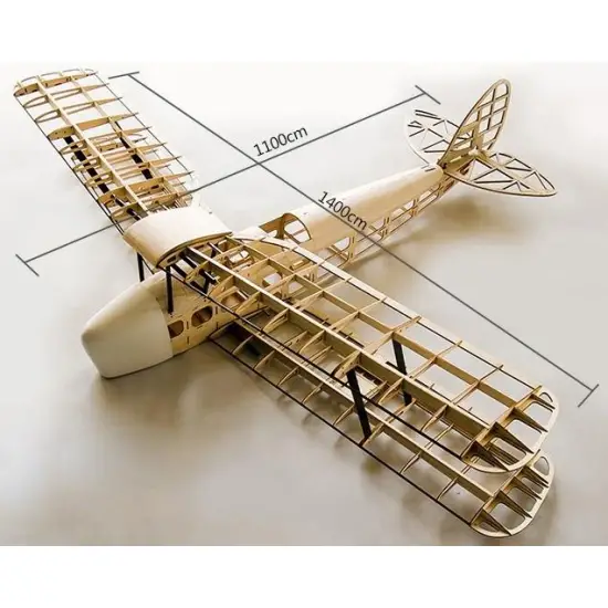 Samolot Tiger Moth Balsa KIT (1400mm)-363754