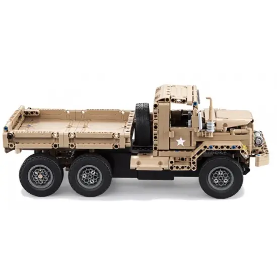 Ciężarówka wojskowa - klocki CADA - ZDALNIE STEROWANA (C51042W)-366402