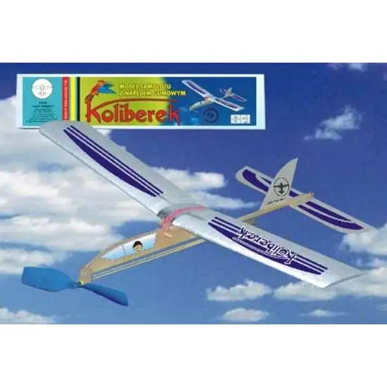 KOLIBEREK - samolot z napędem gumowym-388053