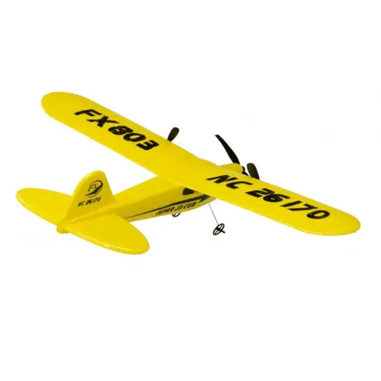 Piper J-3 CUB 2.4GHz RTF (rozpiętość 34cm) - żółty-388546