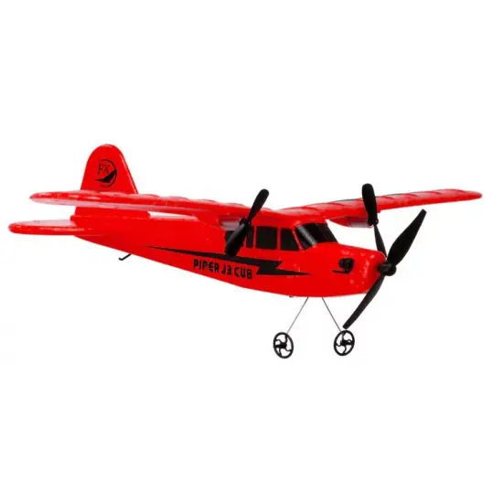 Piper J-3 CUB 2.4GHz RTF (rozpiętość 34cm) - czerwony-388554