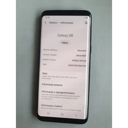 Smartfon Samsung Galaxy S8 4 GB / 64 GB 4G (LTE) czarny