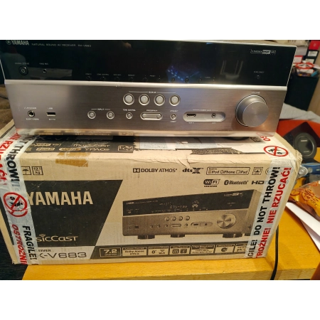 Amplituner Yamaha RX-V683 7.2 srebrny